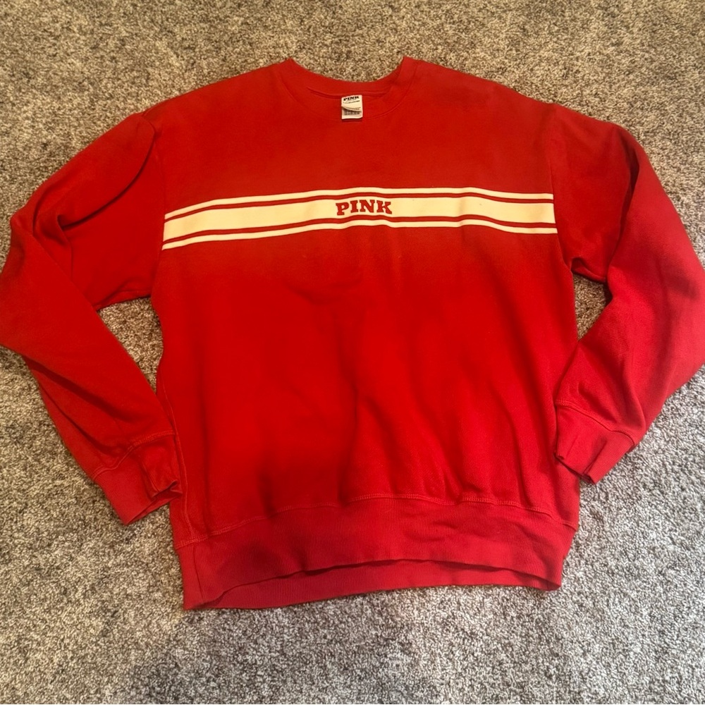 DISCONTINUED PINK CREWNECK IVY FLEECE